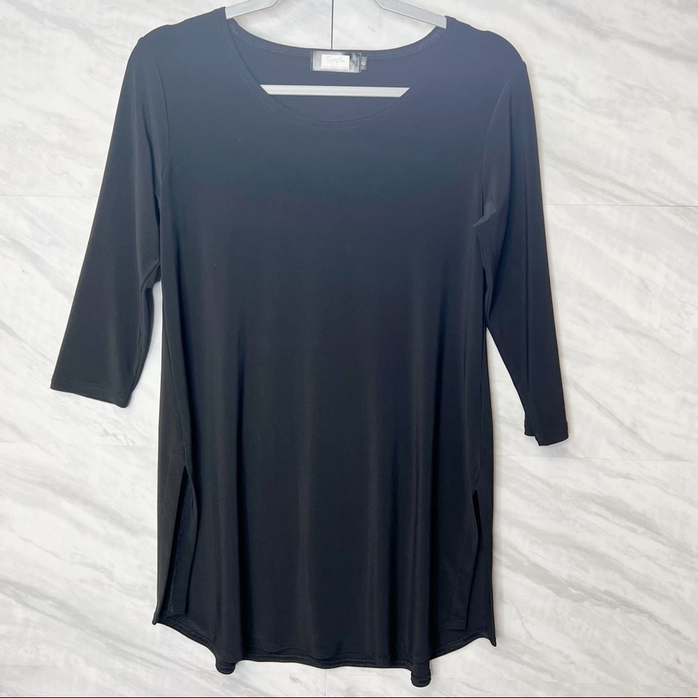 Sympli Black Tunic Top 6